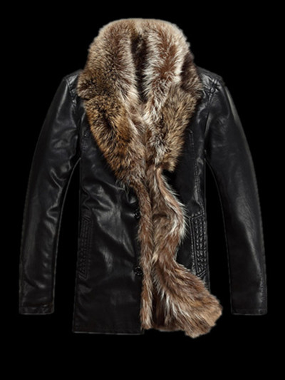 Leather and Fur Coat